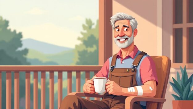Illustrazione: ritorno alla normalità dopo ascessi da punture di api e vespe